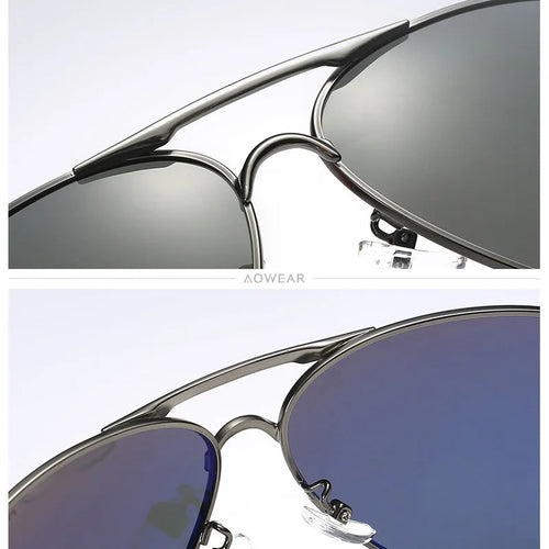 Lunettes Aviateur "Horizon Stealth" - Verres Polarisés HD