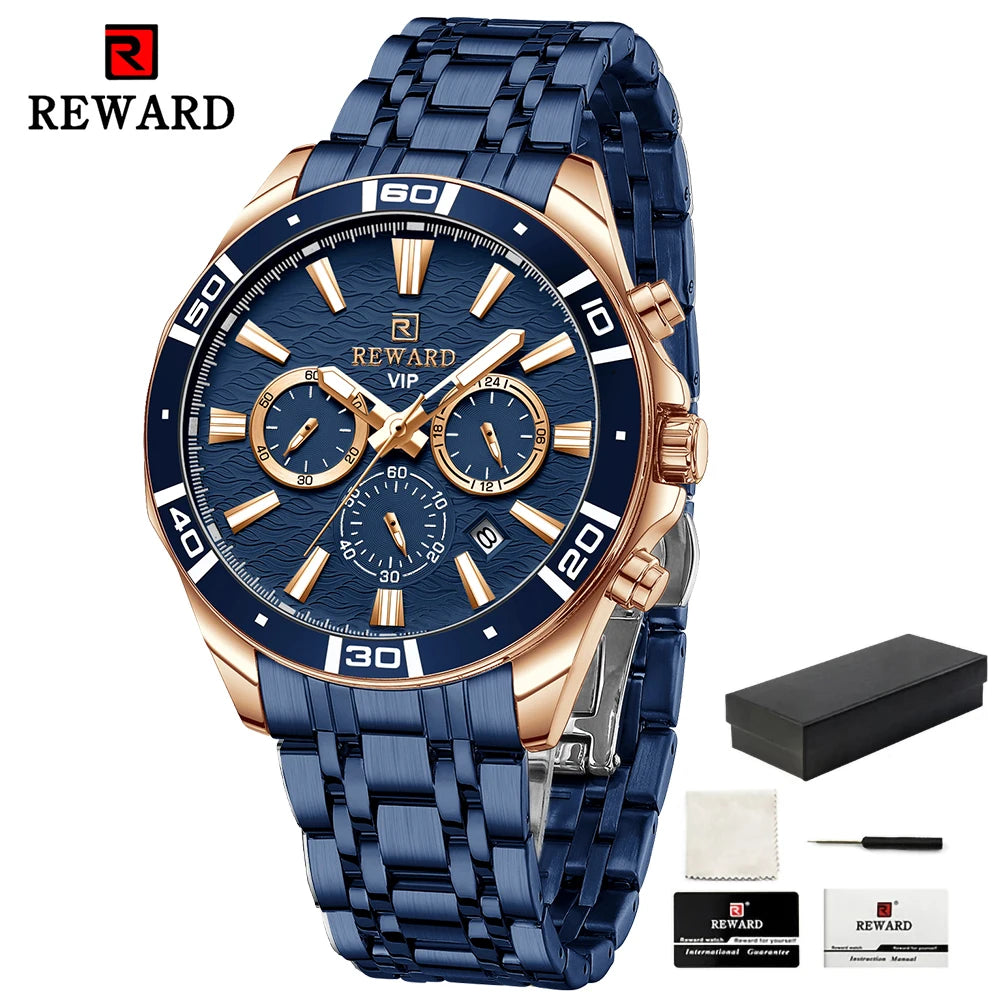Le Chronographe Royal – Édition Acier (Argent & Or)