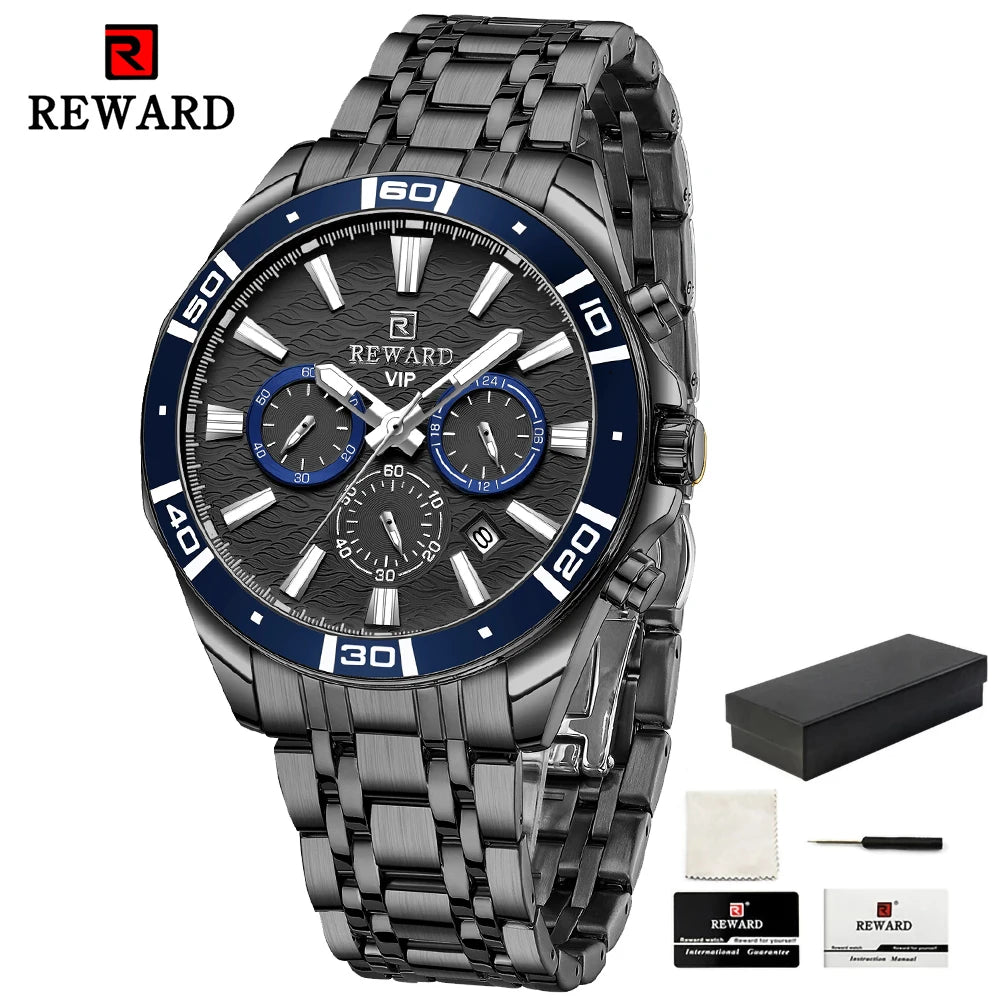 Le Chronographe Royal – Édition Acier (Argent & Or)