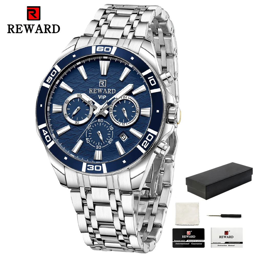 Le Chronographe Royal – Édition Acier (Argent & Or)