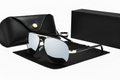 Lunettes Aviateur "Horizon Stealth" - Verres Polarisés HD