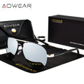 Lunettes Aviateur "Horizon Stealth" - Verres Polarisés HD