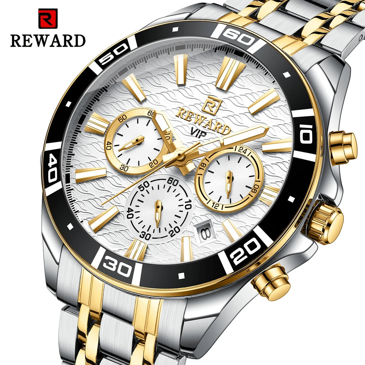 Le Chronographe Royal – Édition Acier (Argent & Or)