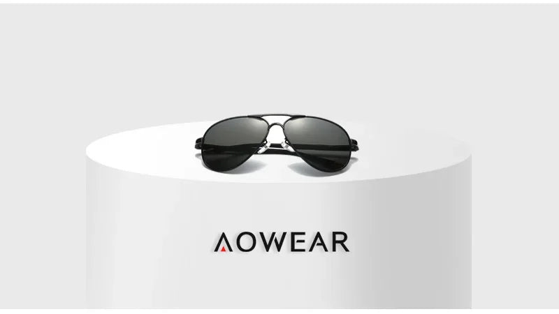 Lunettes Aviateur "Horizon Stealth" - Verres Polarisés HD