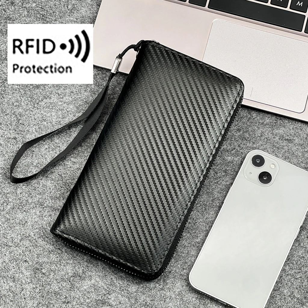 Pochette Longue Executive – Édition Carbon Clutch